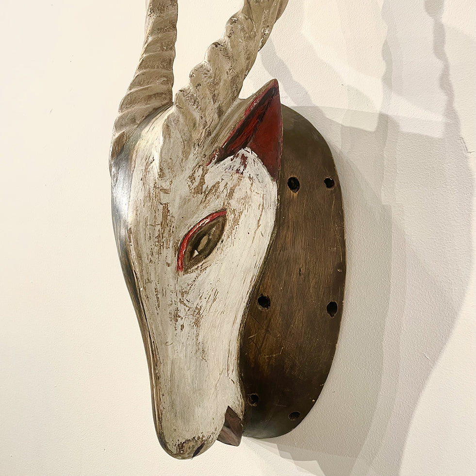 Ram Head Mask - Ivory Coast